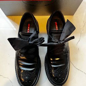 Prada Sport Leather Oxfords